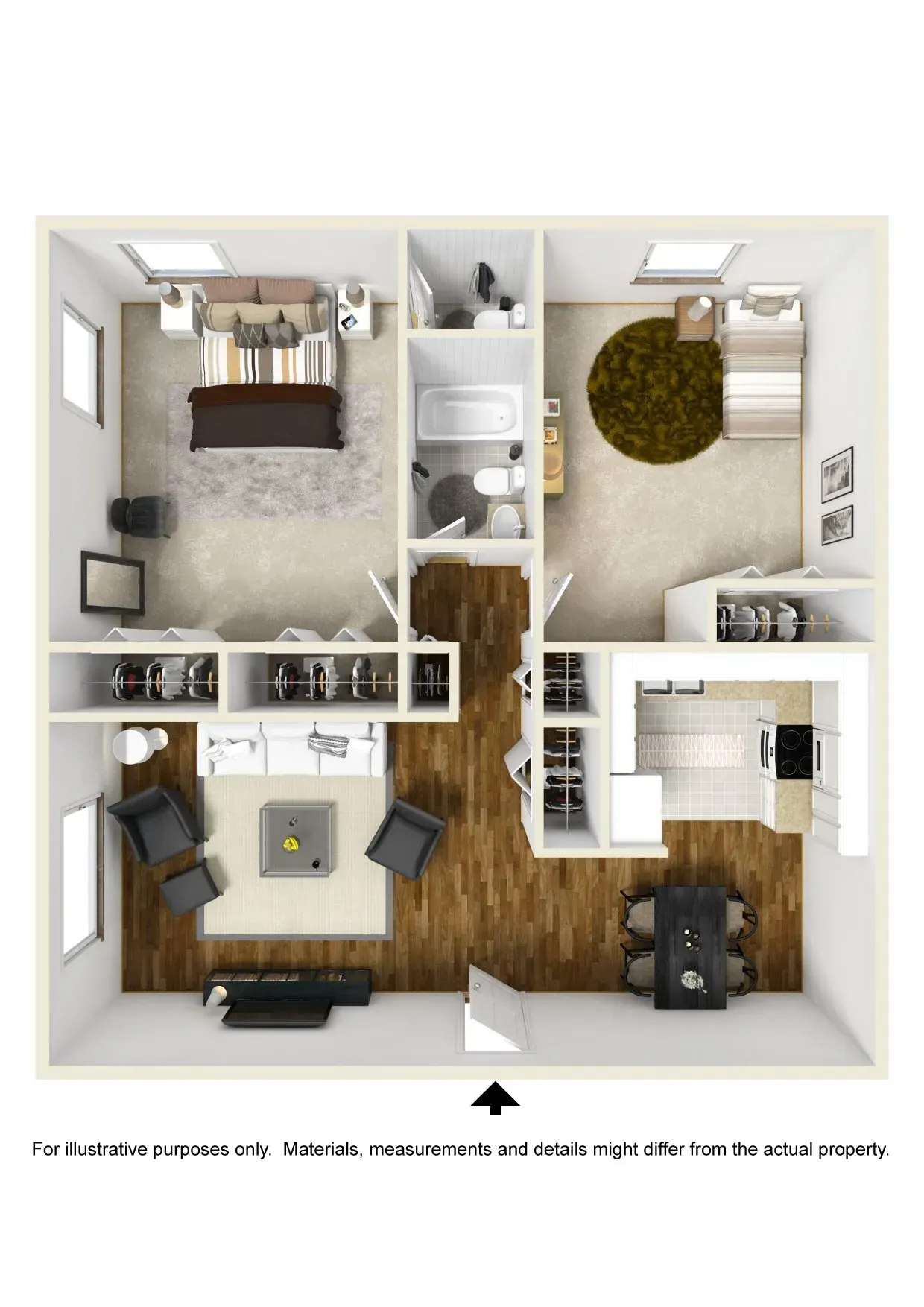 2 Bed furnished