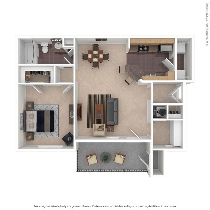 1 Bed larger furnished