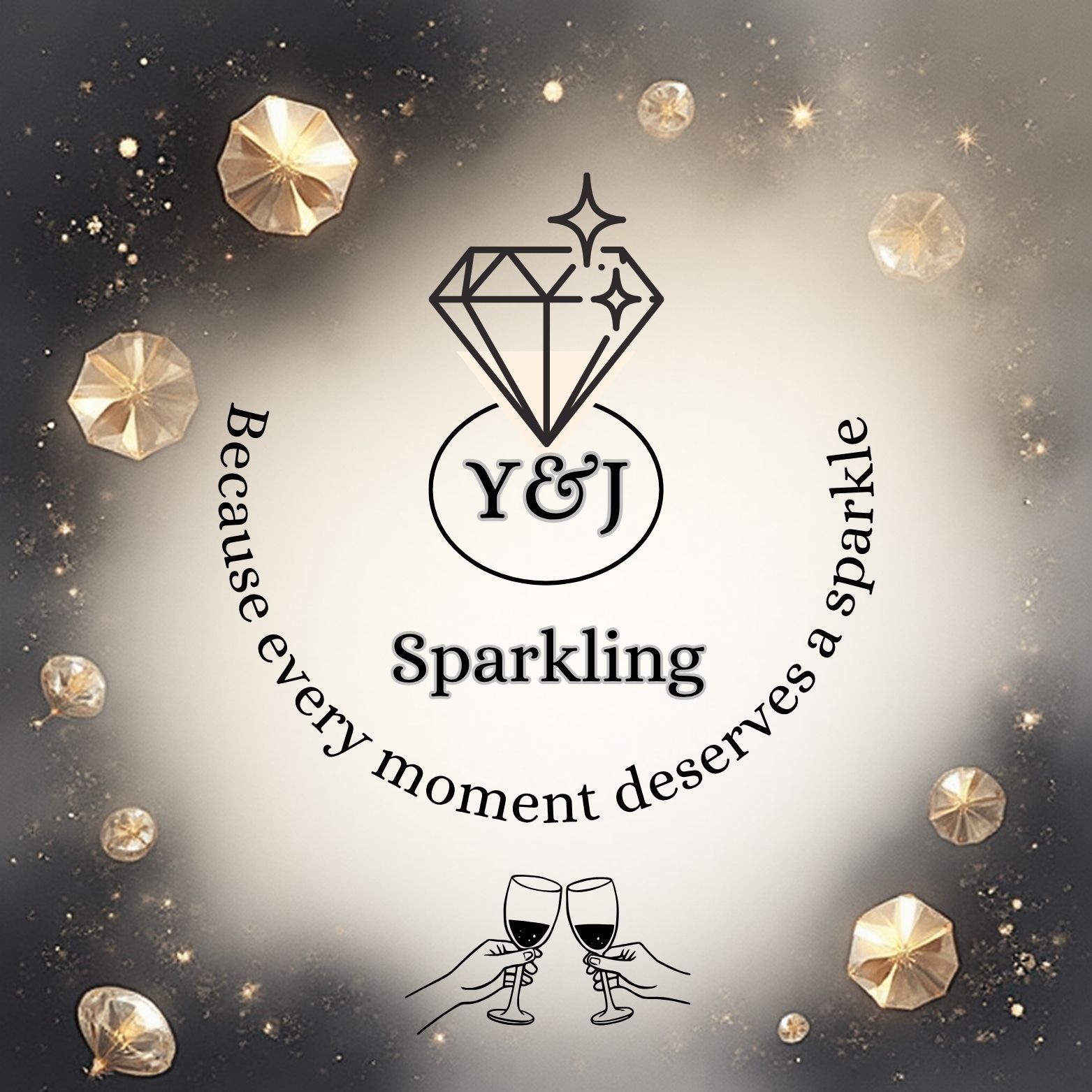 Logo met diamant,
