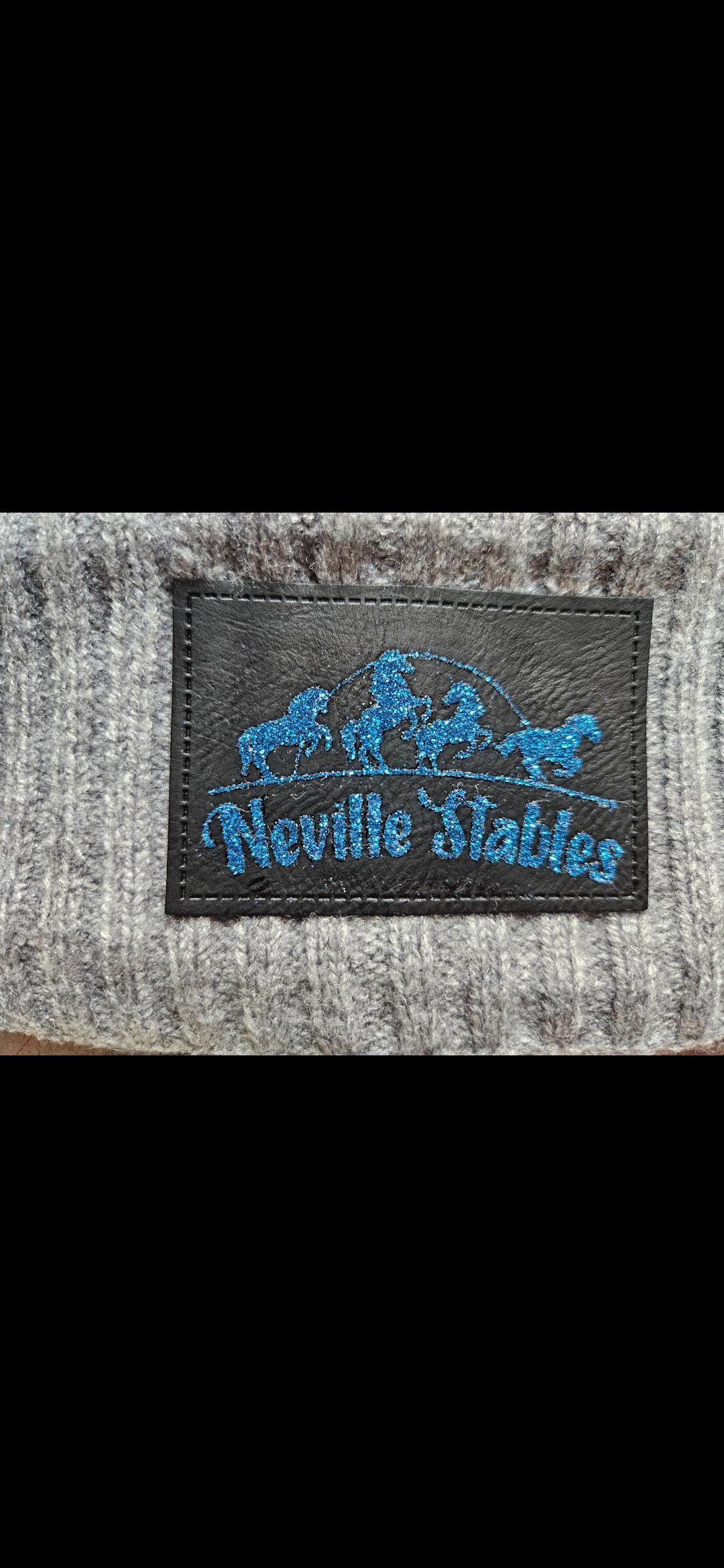 custom dutch winter hoofd band gepersonaliseerd kado cadeau paard bedrukt