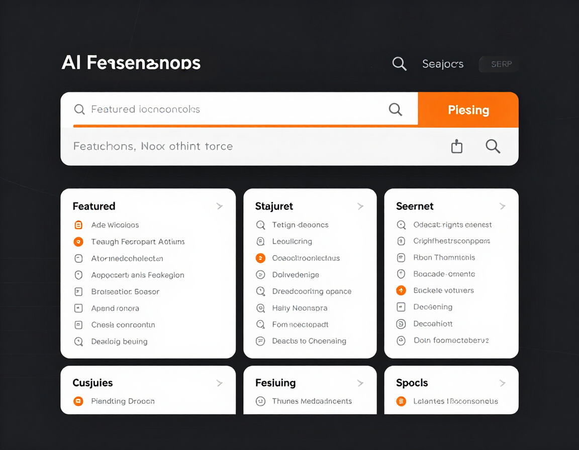 AI search results and traditional SERP visualization