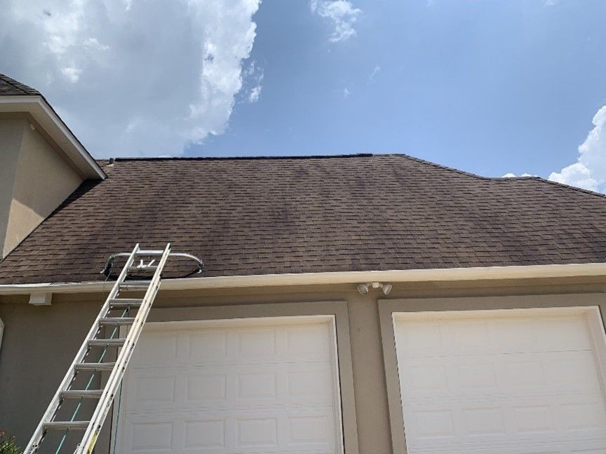 Before roof cleaning |Jackson, MS | C One Services