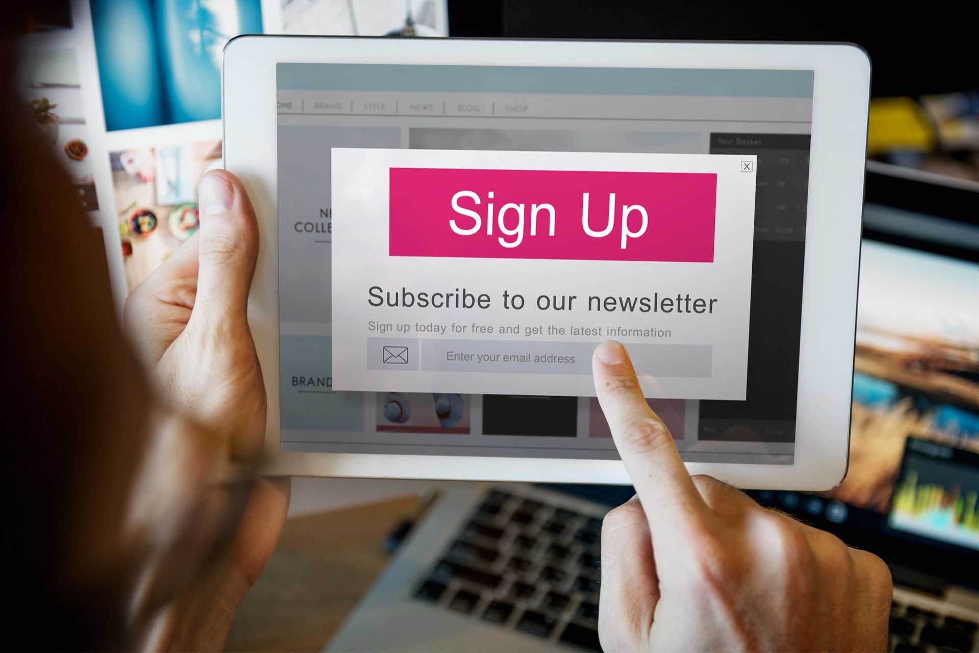 newsletter sign-up growth