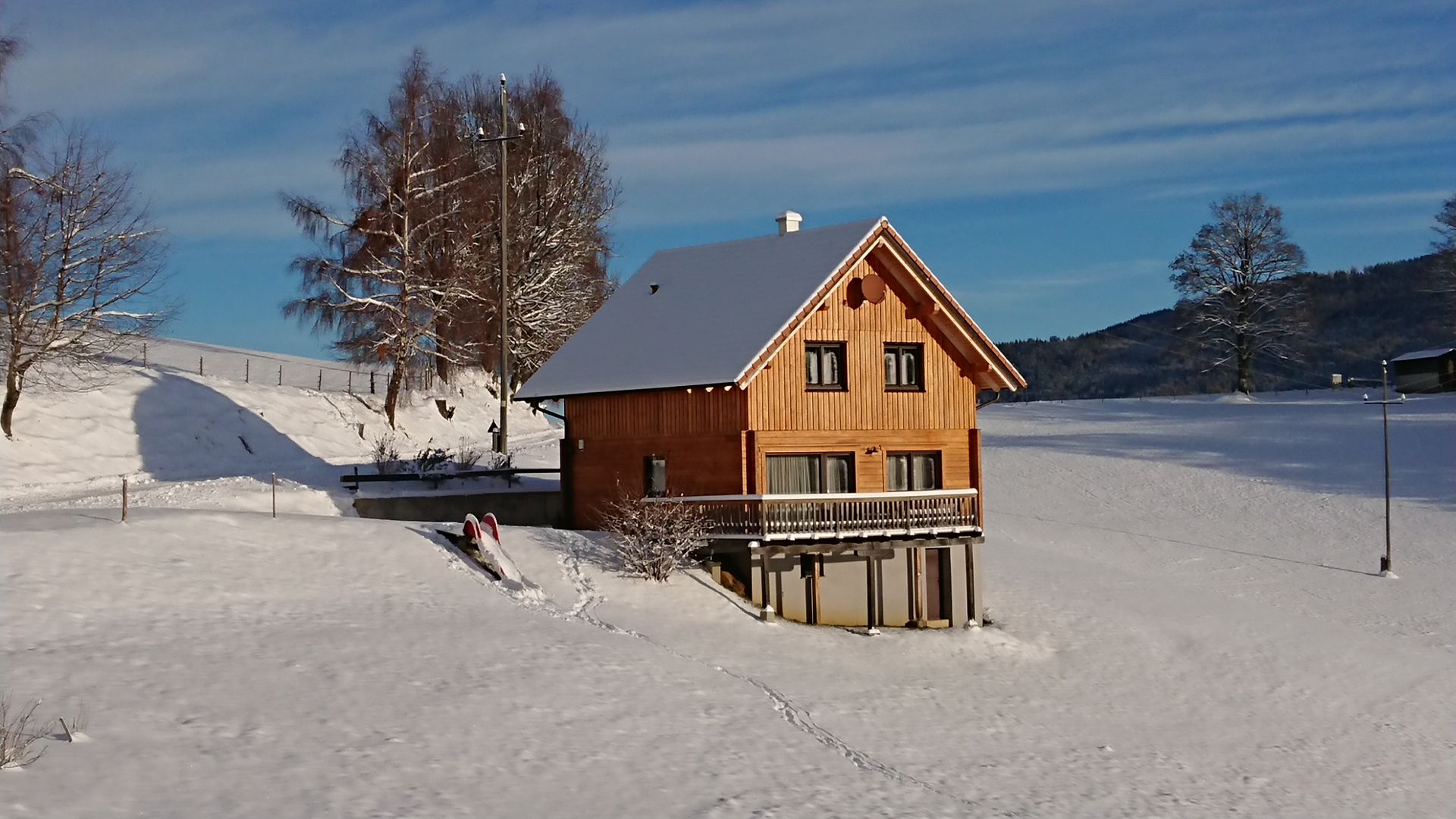 Haus von außen im Winter 3