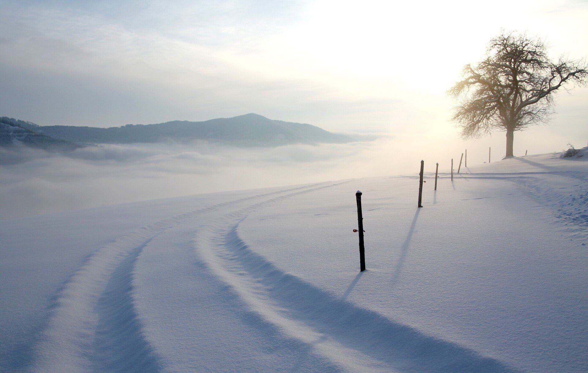 Schneeweg
