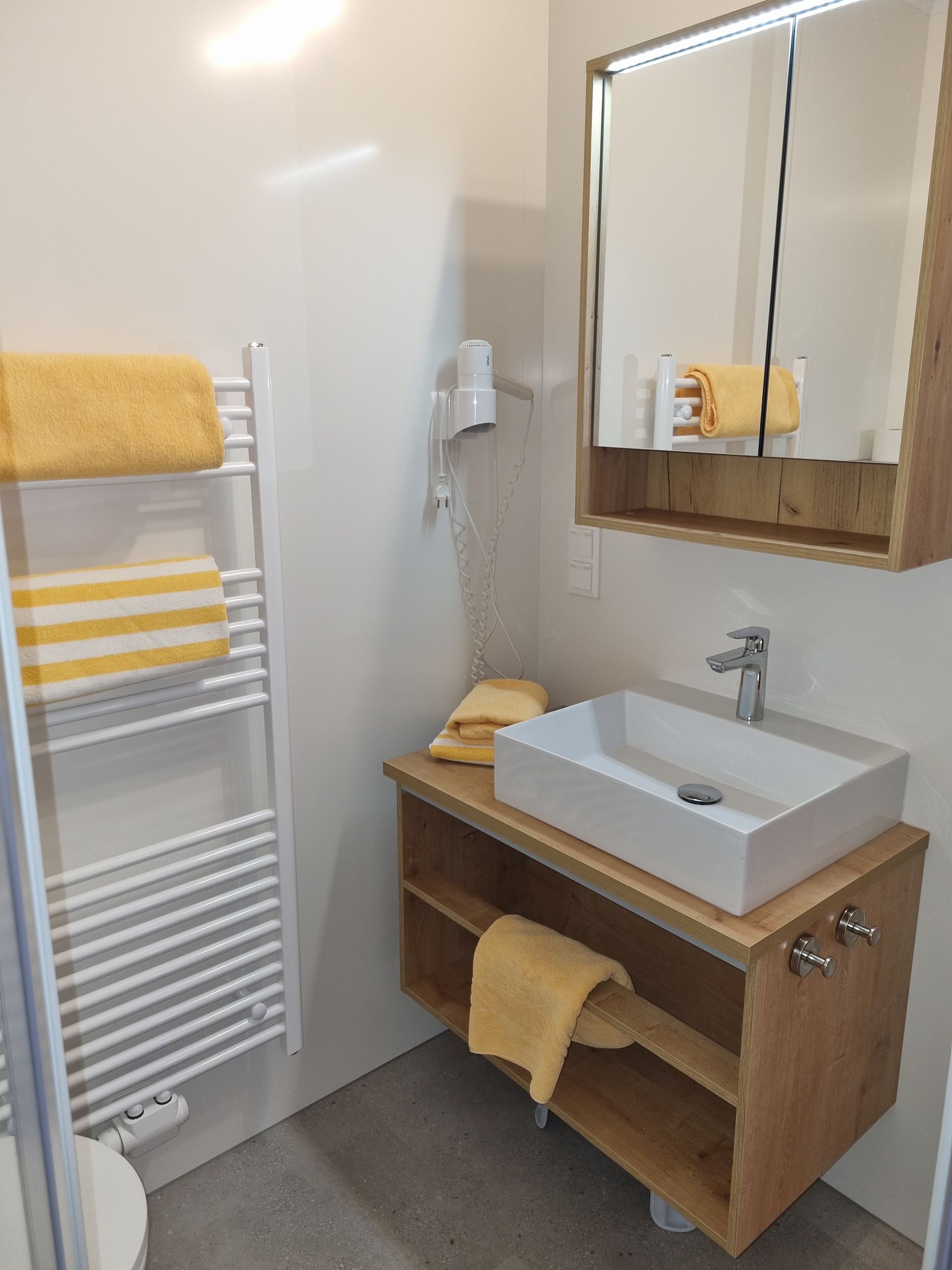 neues Bad in der Ferienwohnung Lavanttal