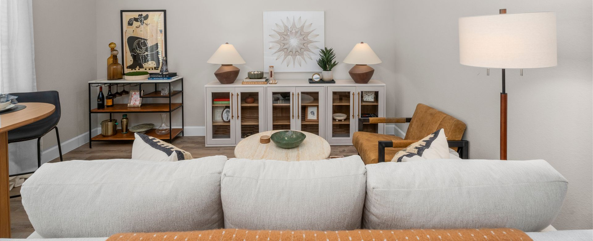Boardwalk Village living room interior