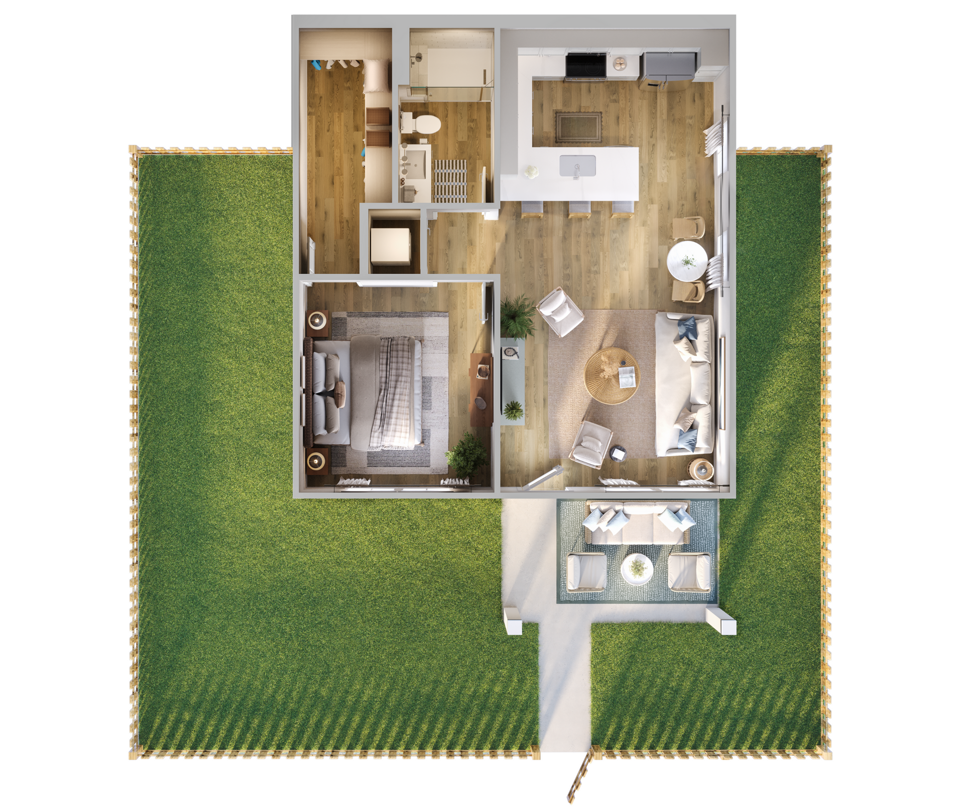 A3 bungalow home floor plan at Boardwalk Village