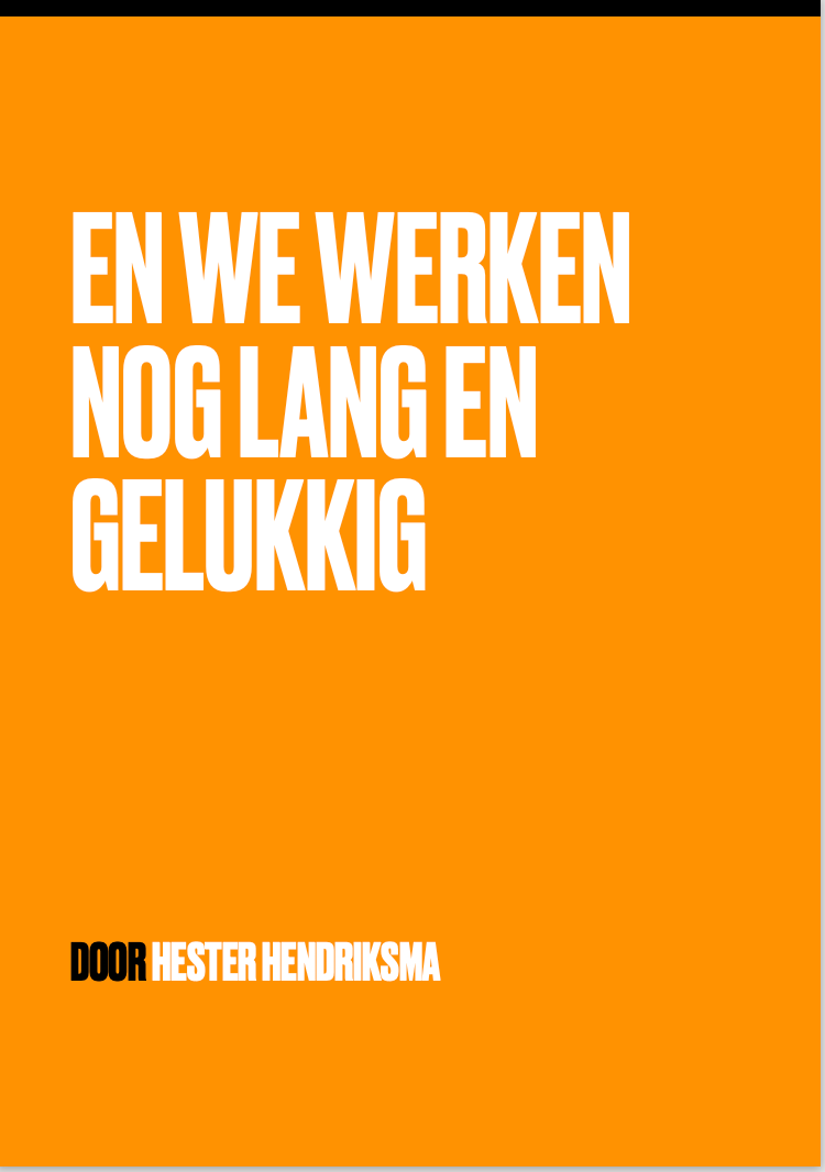 Orange book cover with white text: 