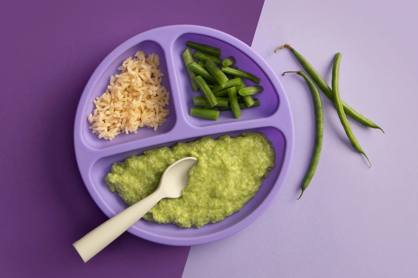 How to blend vegetable for baby food with portable blender