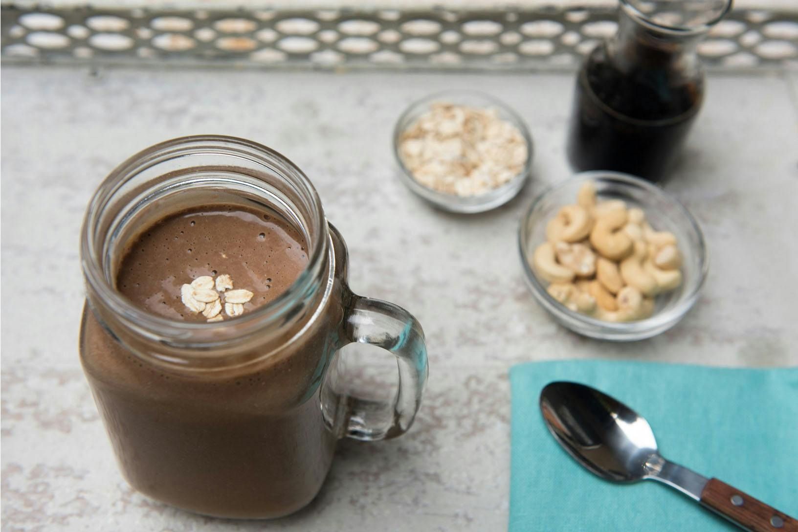 Banana Mocha Protein Smoothie