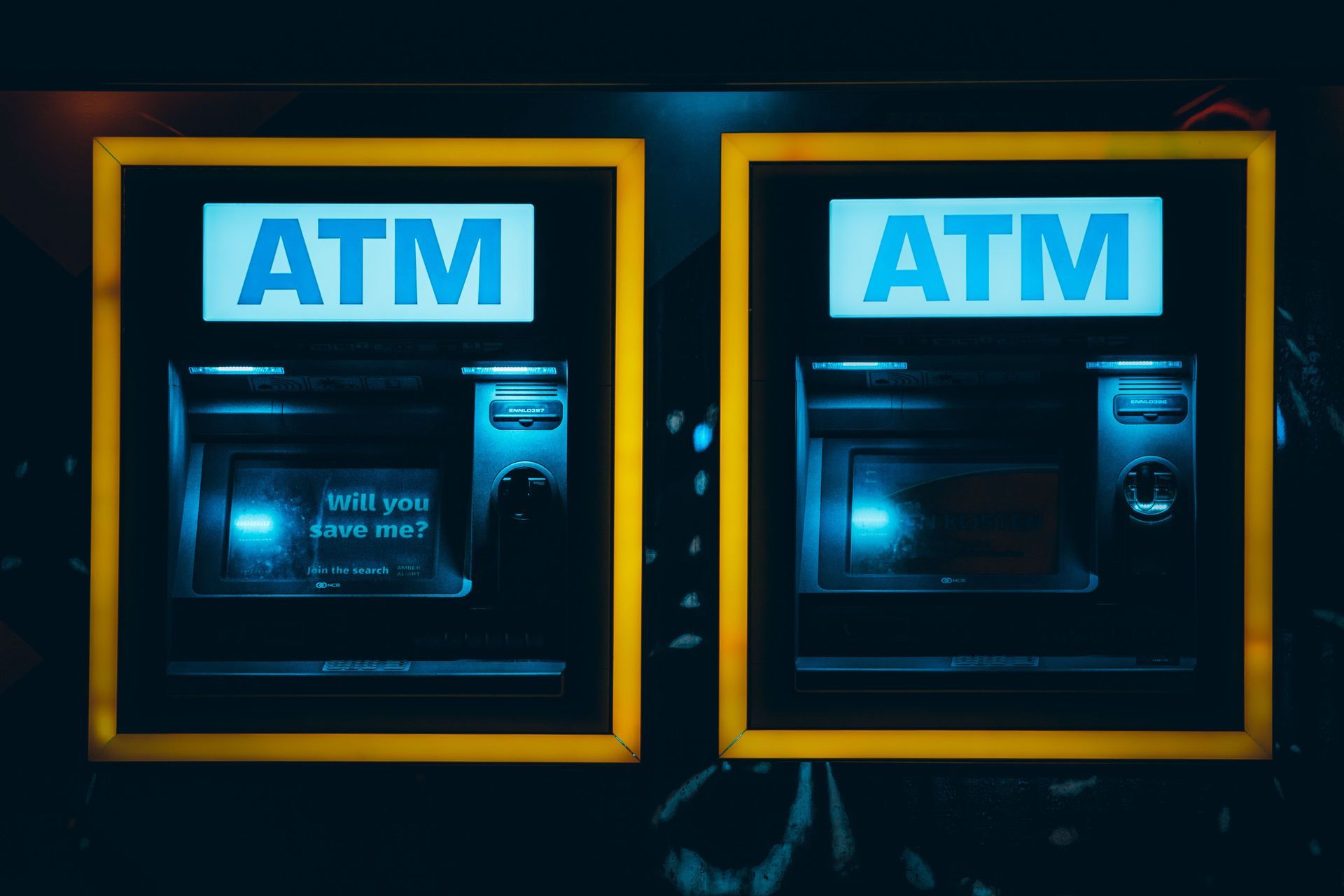 A photo of an ATM Cash Machine