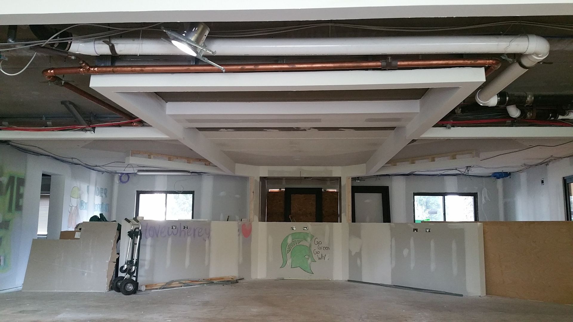 Building half walls