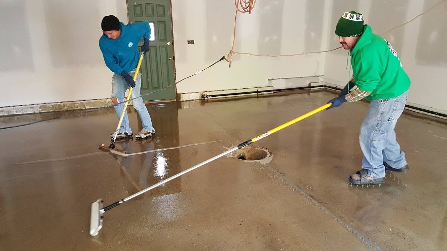 Epoxy floor coating