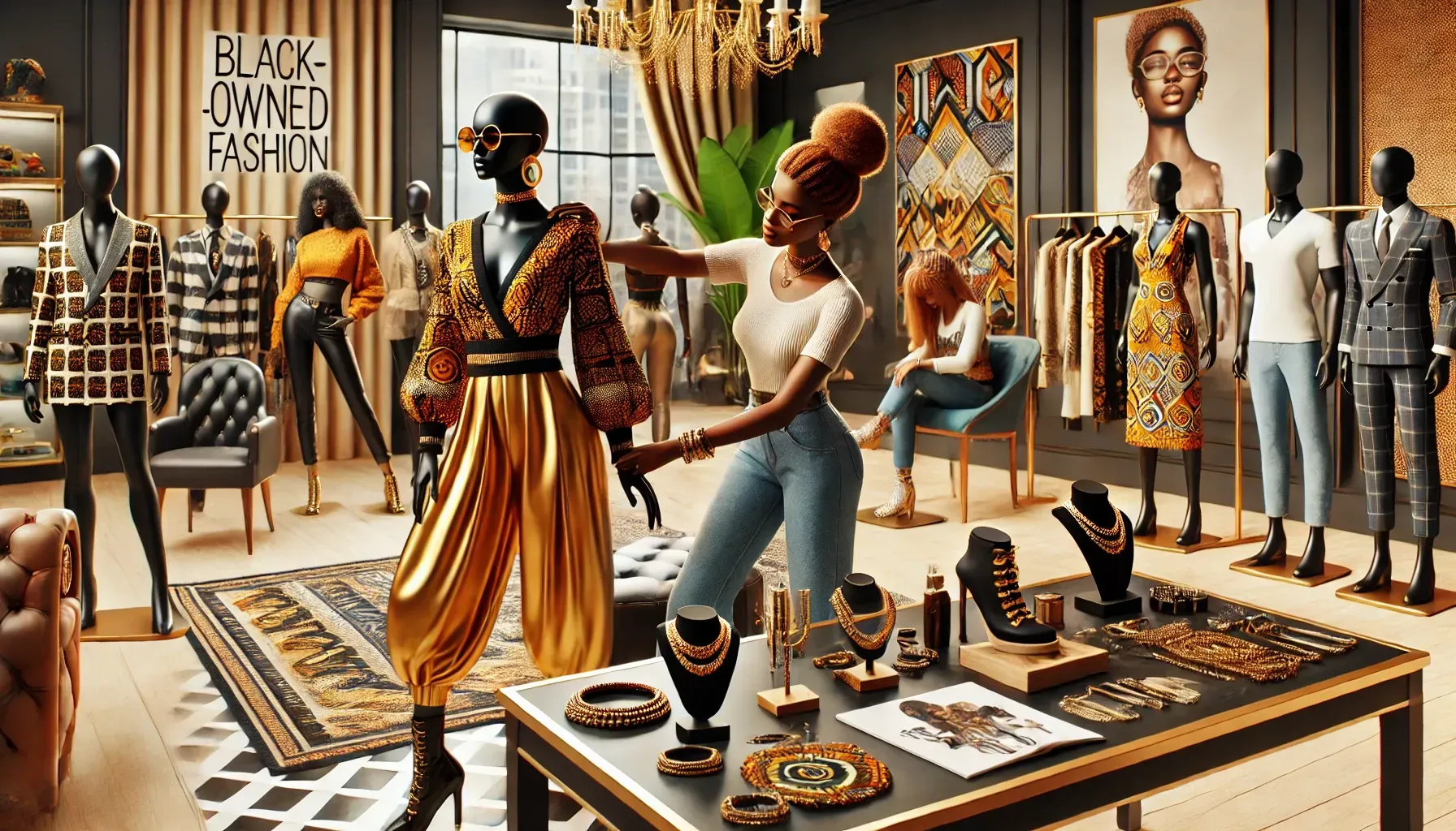 Black Owned clothing brands, Fashion designers & Jewelry retailers in Los Angeles, California