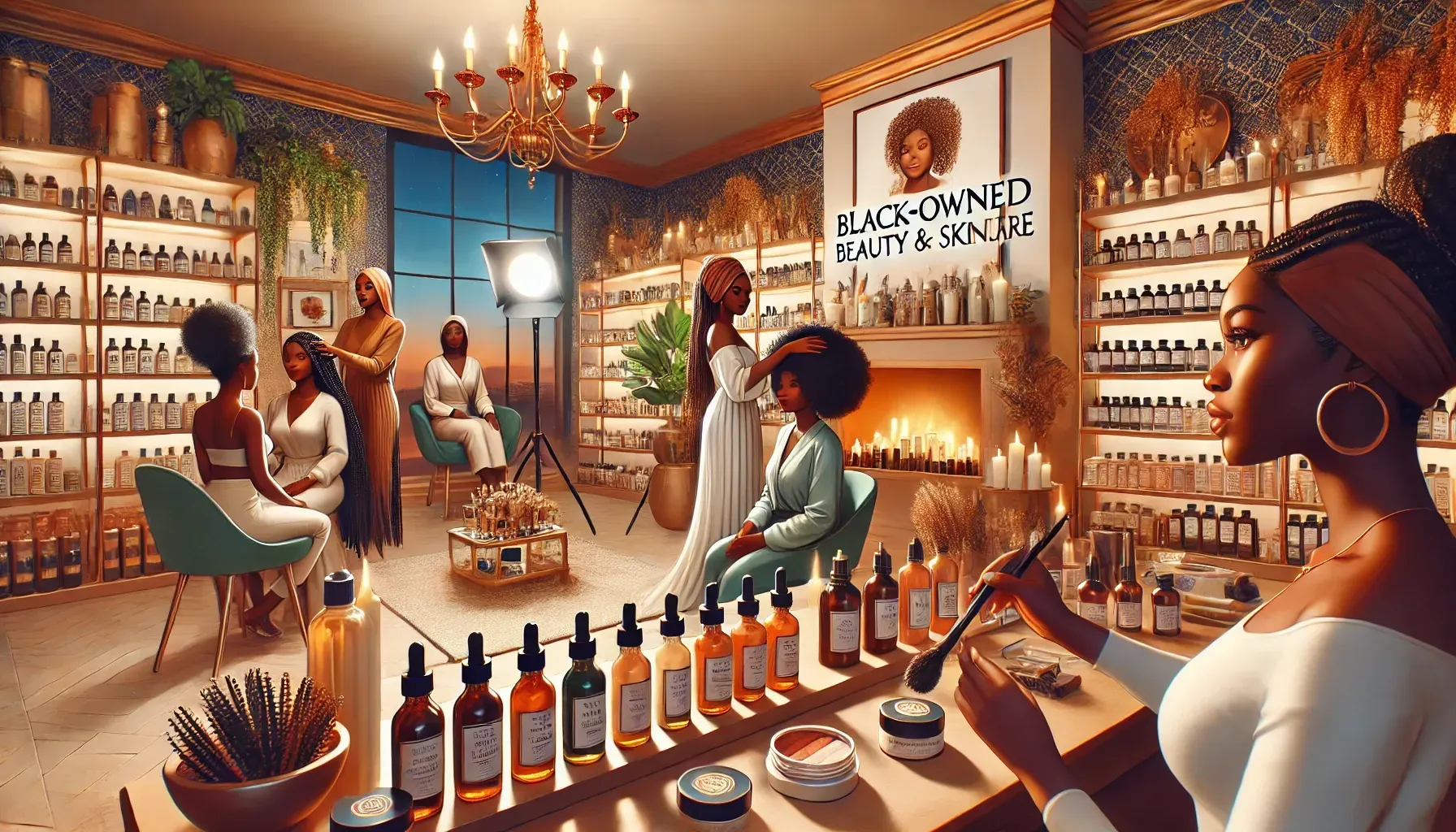 Black owned beauty supply stores, skin & hair care products in Los Angeles, California