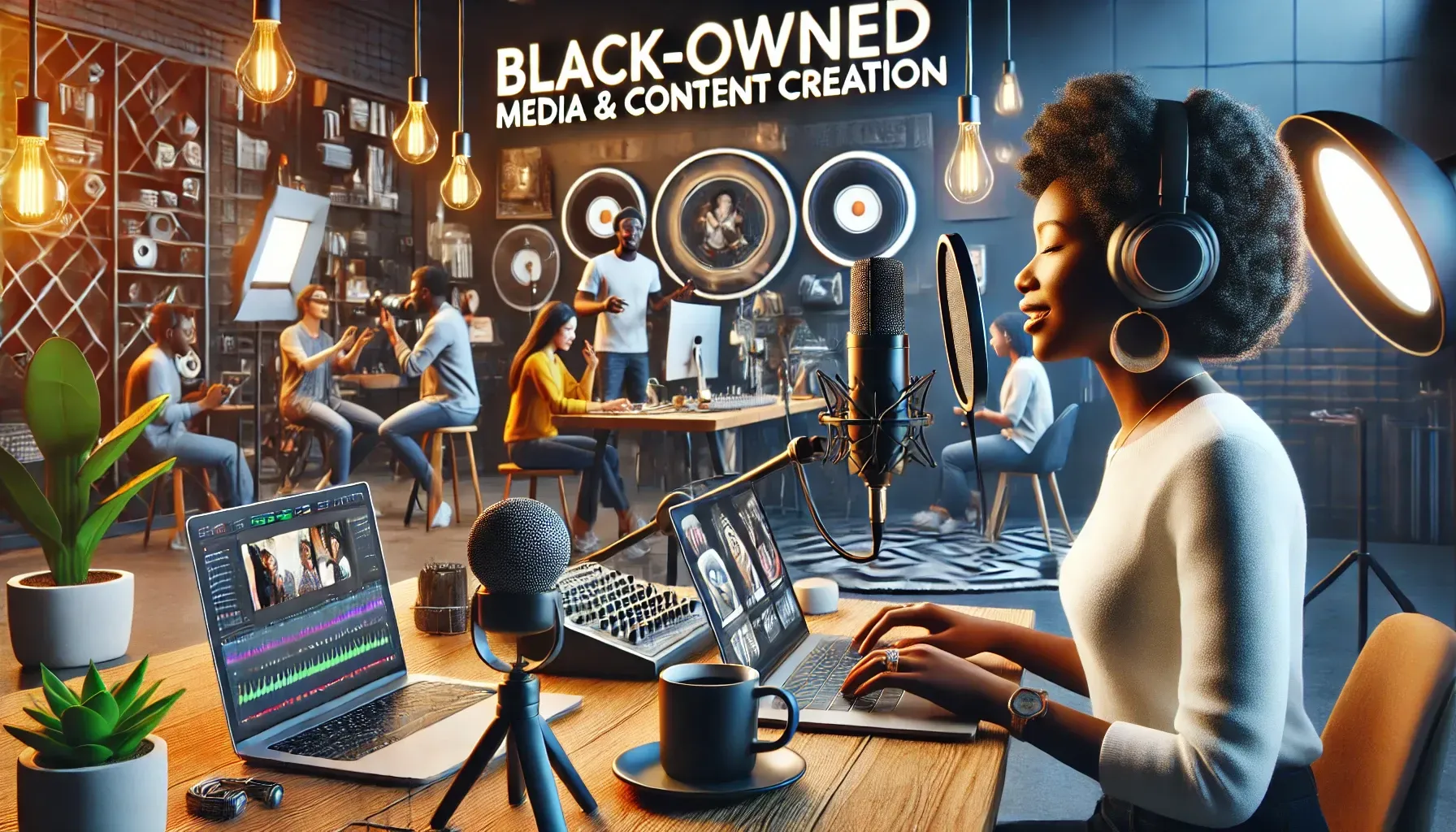 Black owned media, podcasters, bloggers, vloggers & content creators in Los Angeles, California