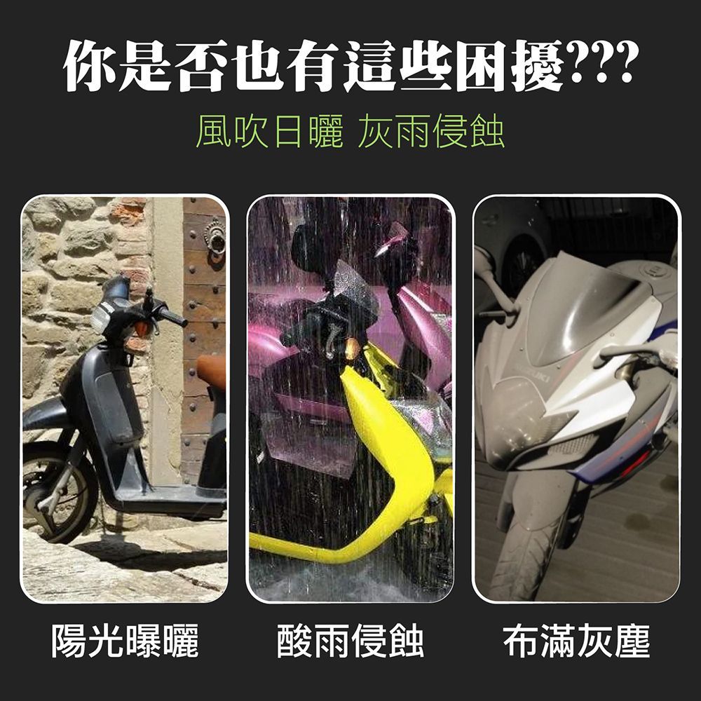 【機車龍頭罩】 機車龍頭罩 機車罩 摩托車罩 隔熱防曬龍頭套 防褪色摩托車龍頭套 儀表板防曬罩【DO371】