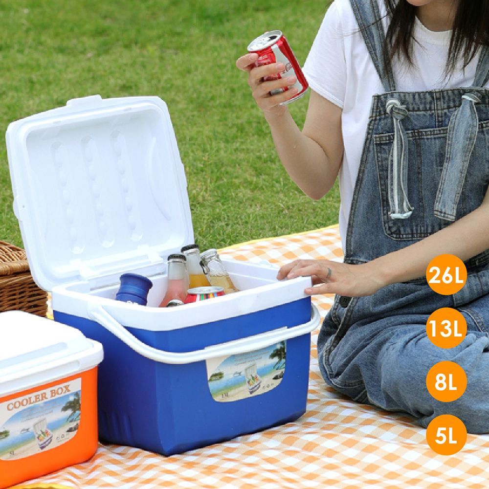 送注水袋15個！【保冰箱】戶外保溫保冷箱 露營冰箱冰箱 冰桶 保冰箱 釣魚箱 保冷箱 保溫冰箱 移動式冰箱 冷藏【DE817】