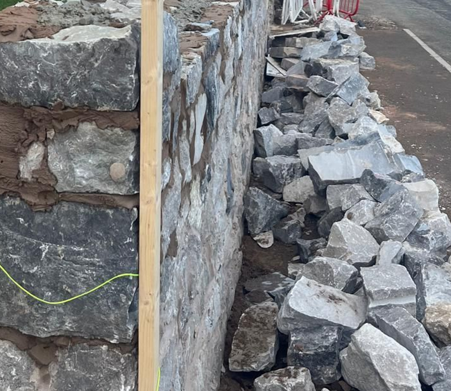 masonry wall