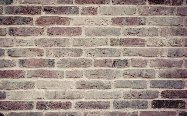 A close up of a brick wall with a lot of bricks.