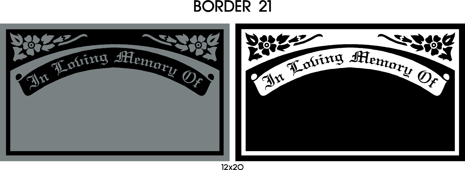 Border Designs | Stewart Monumental Works, Ltd.
