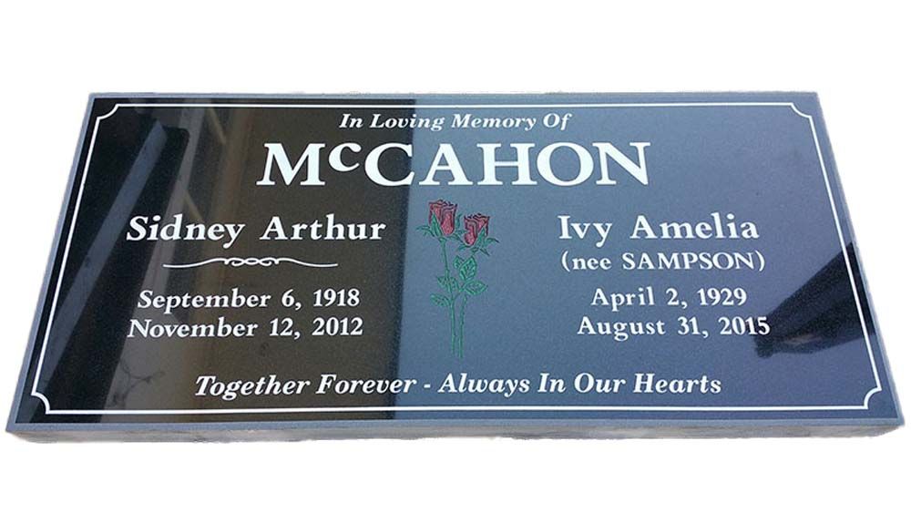 A gravestone for sidney arthur and ivy amelia