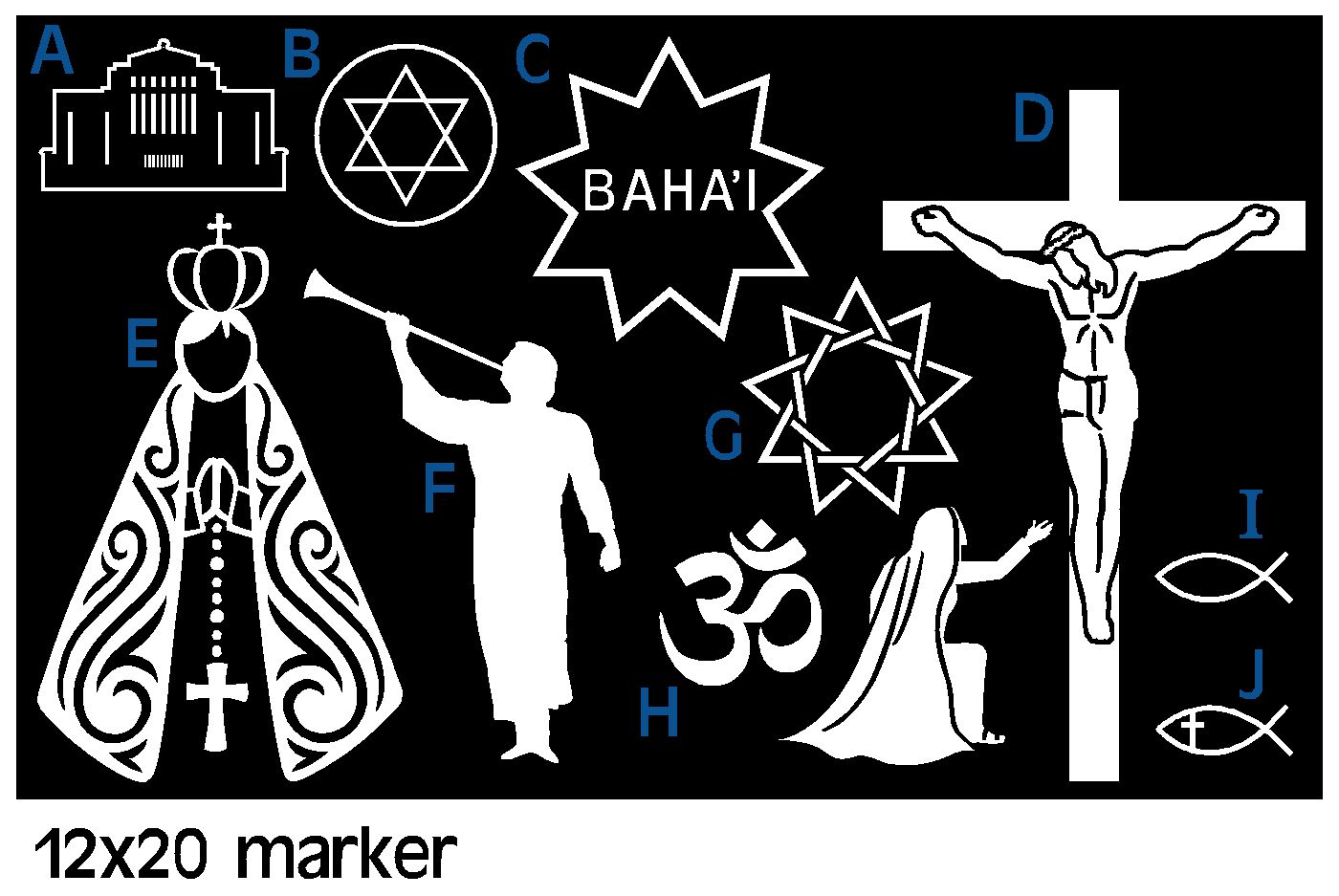 Religious Sample Graphics | Stewart Monumental Works, Ltd.