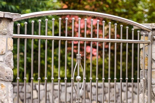 Ornamental Steel Gate Entrance