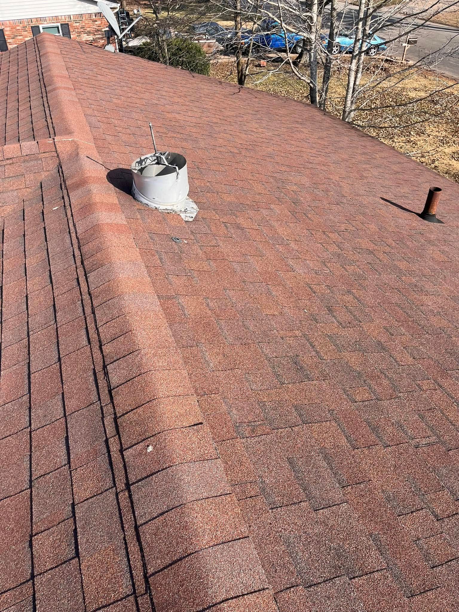 brown shingle roof