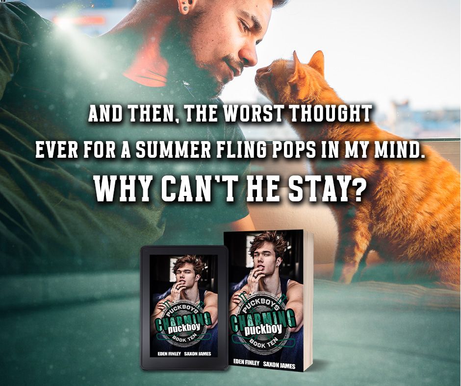 Second teaser graphic for Charming Puckboy by Eden Finley & Saxon James