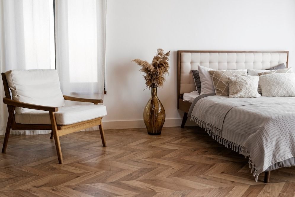 A Bedroom with A Bed and Window — More on the Floor in Barrack Heights, NSW