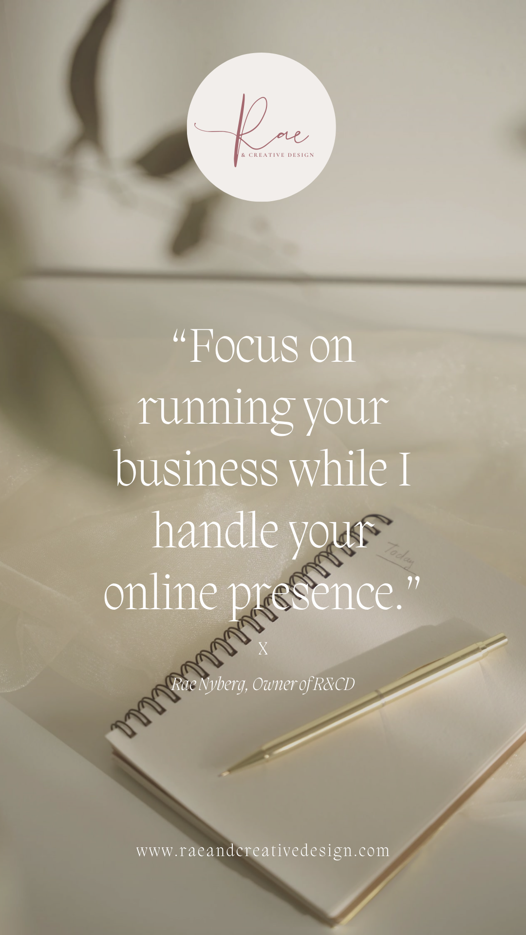 Focus on running your business while I handle your online presence