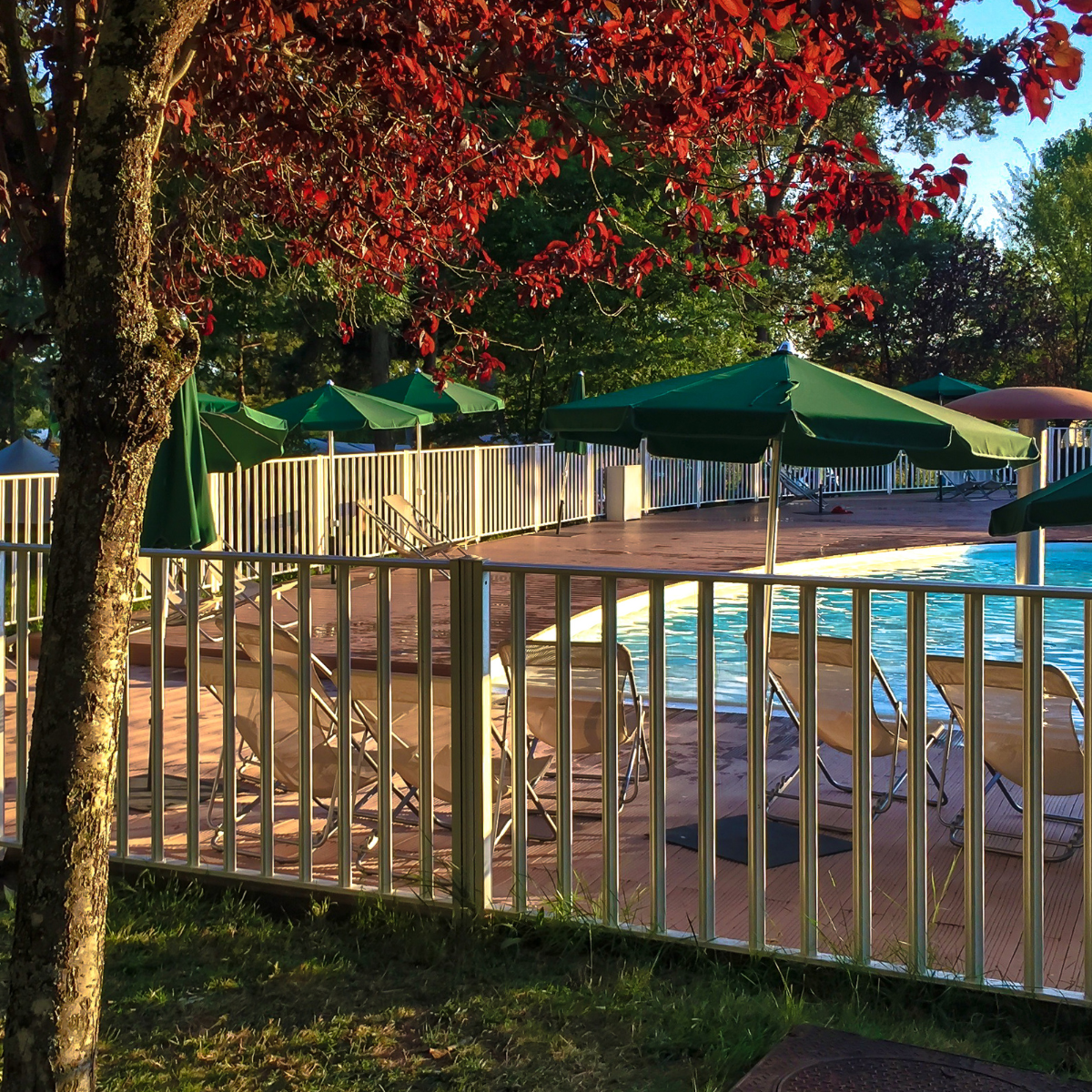 commercial fence around pool