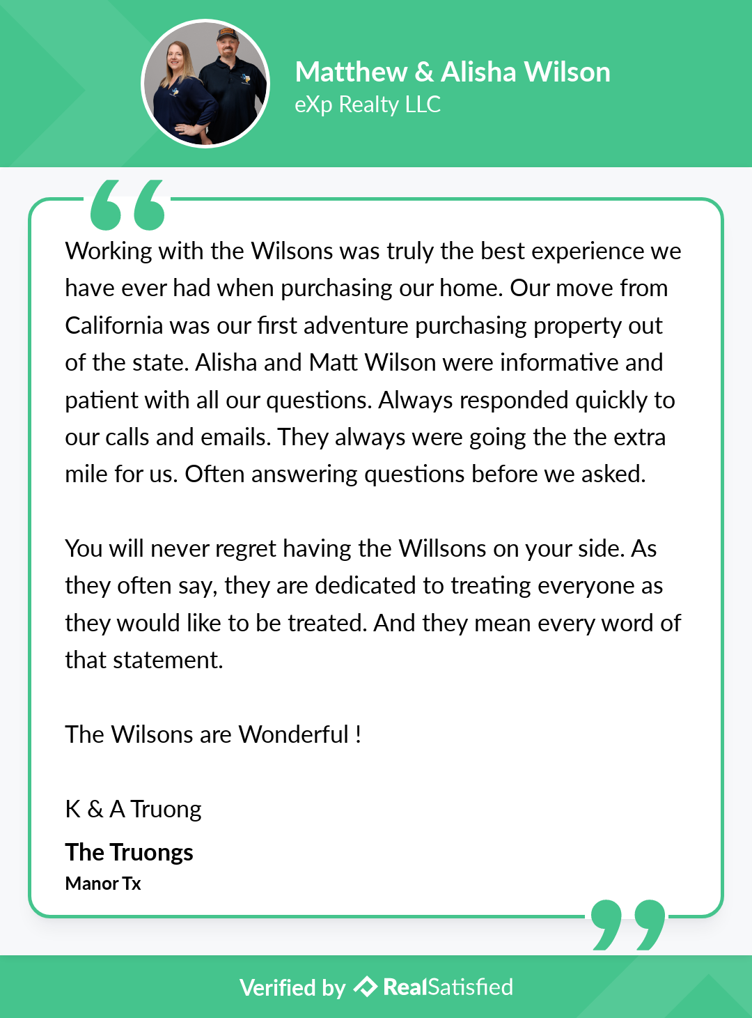 Testimonial