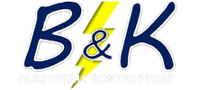 BK Electrical Contractors! Logo for BK Electrical Contractors in Arkansas