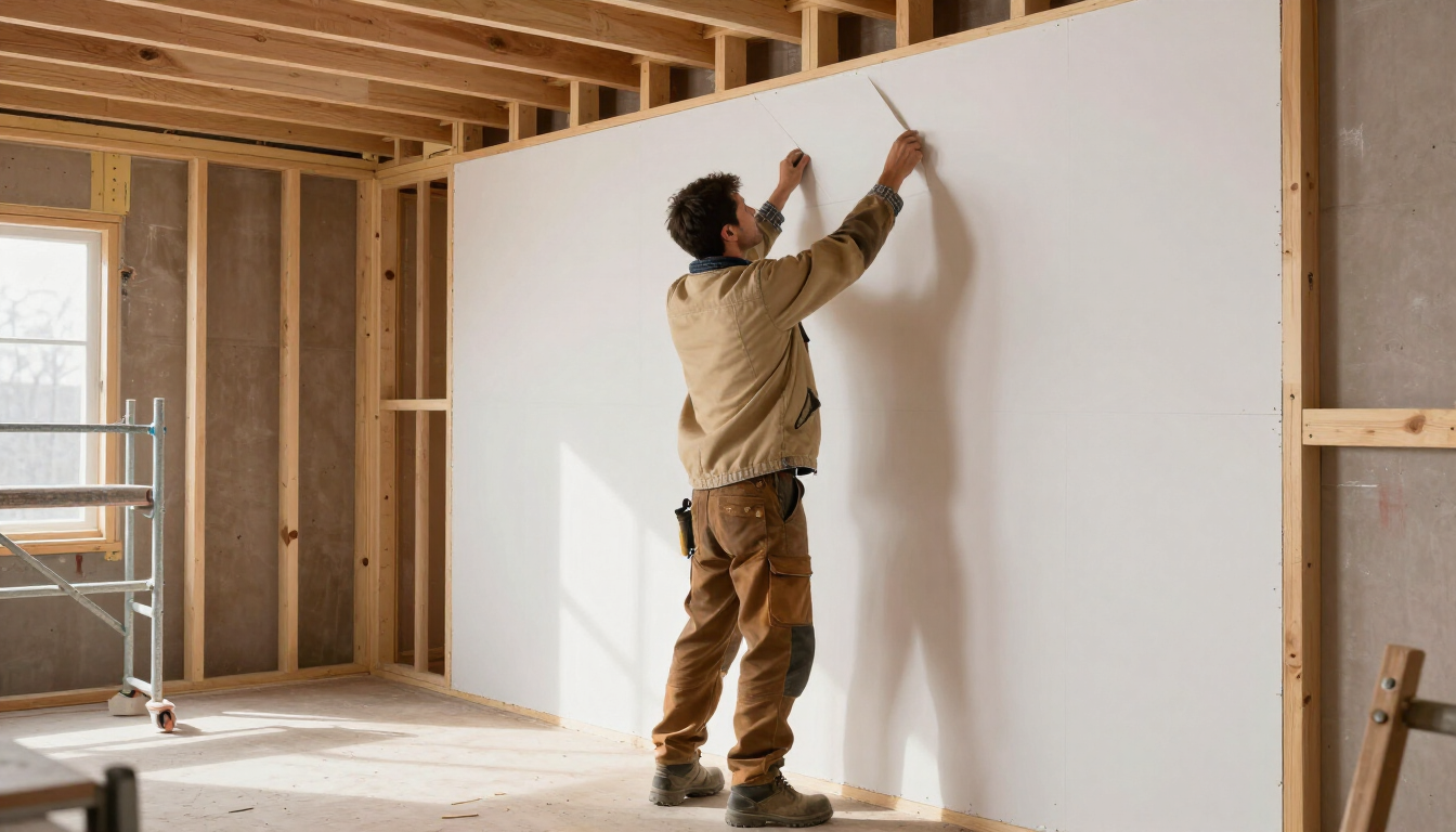 Equipo de MN Construcciones trabajando en una reforma residencial