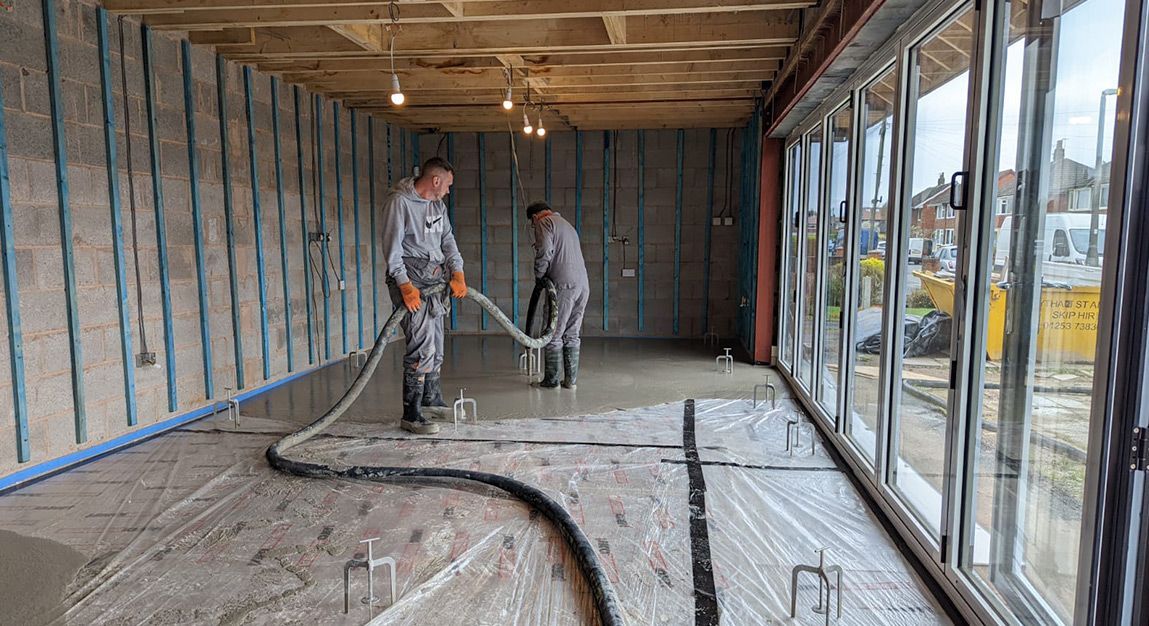 Clockwork Screed - screed installer covering the Cheshire area