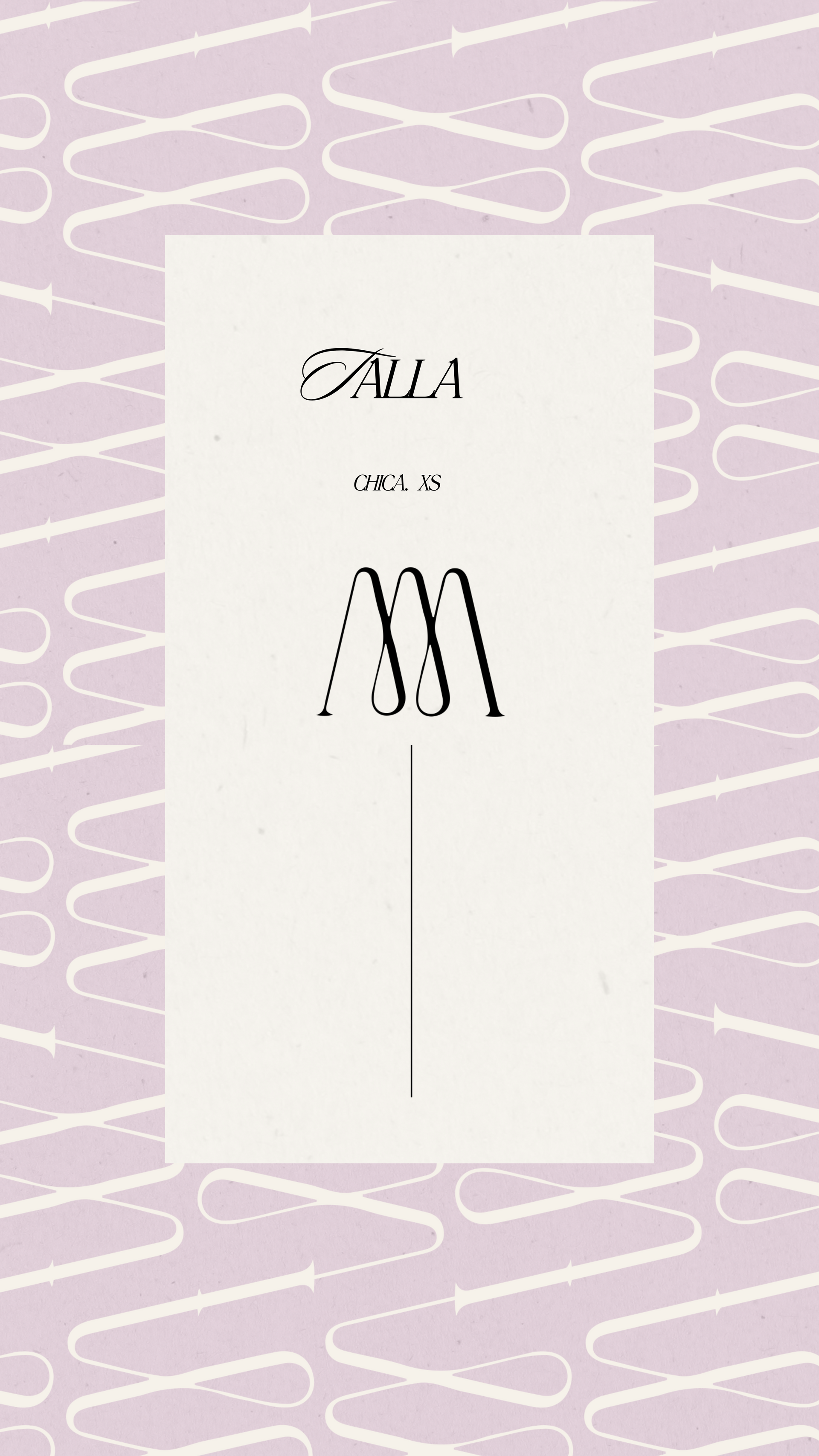 Dibujo minimalista de líneas negras sobre una tarjeta blanca con un fondo rosa ondulado.