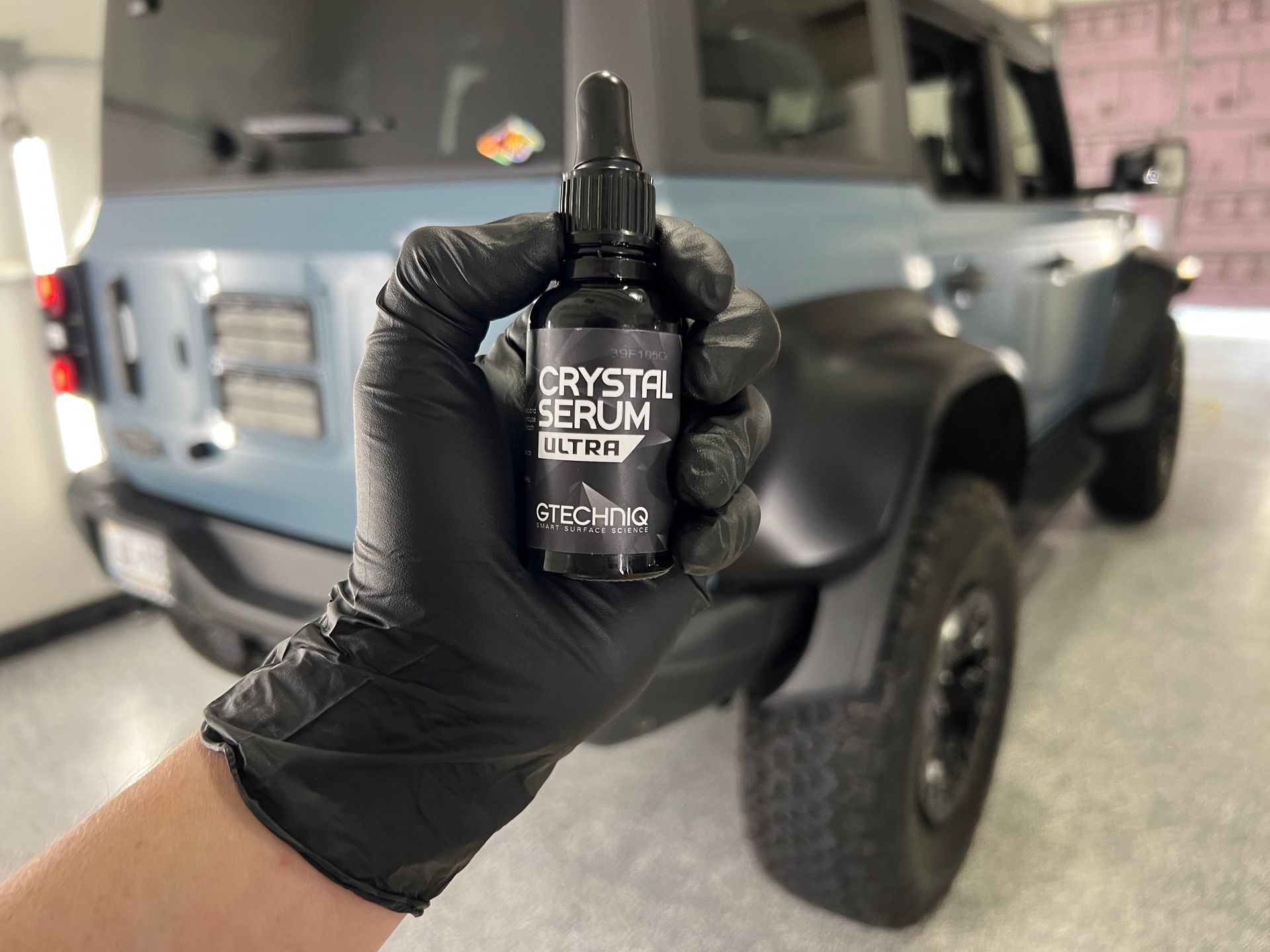 Ford Bronco Raptor getting matte PPF and ceramic coating installed
