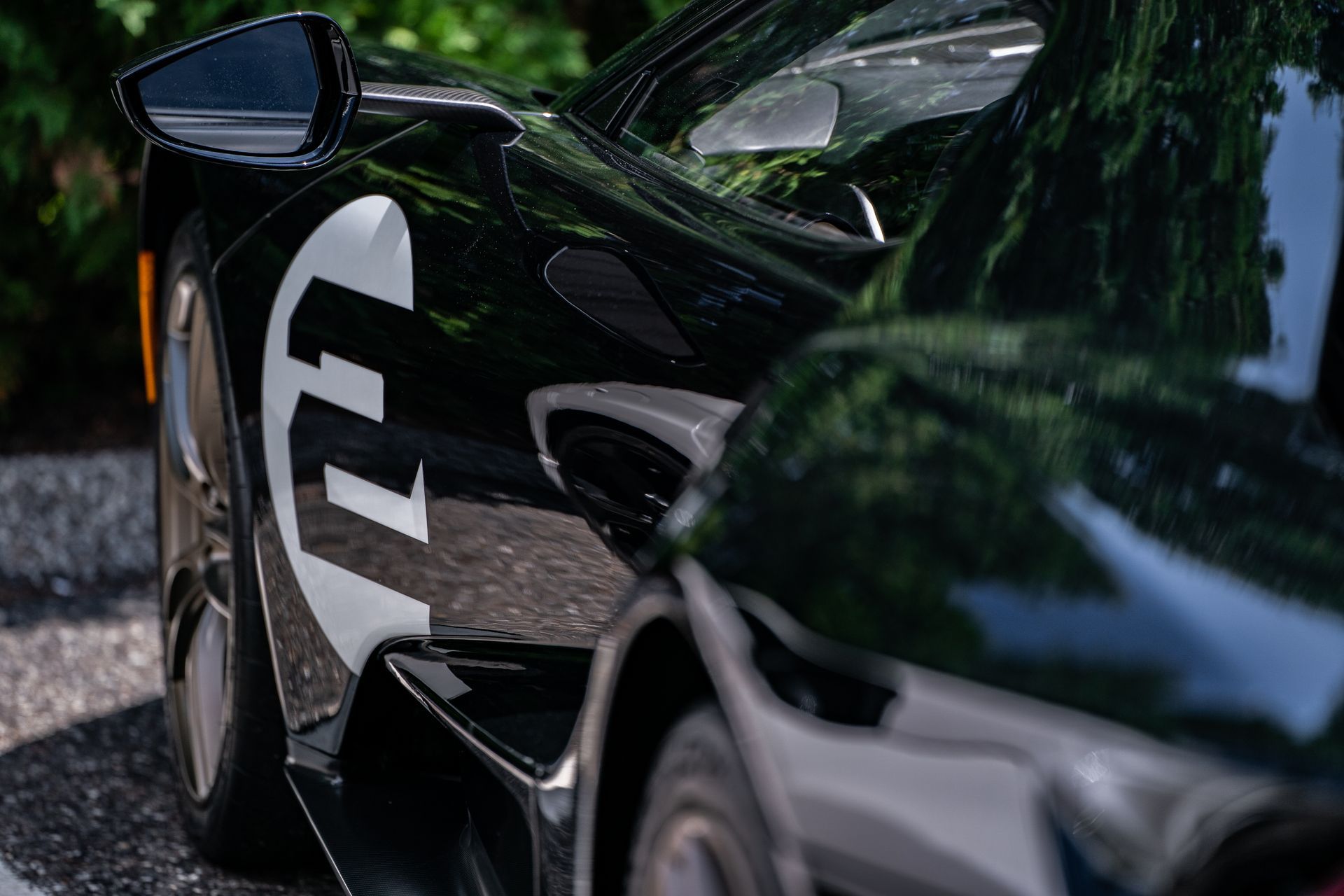2018 Ford GT Heritage Edition getting paint protection film and ceramic coating application