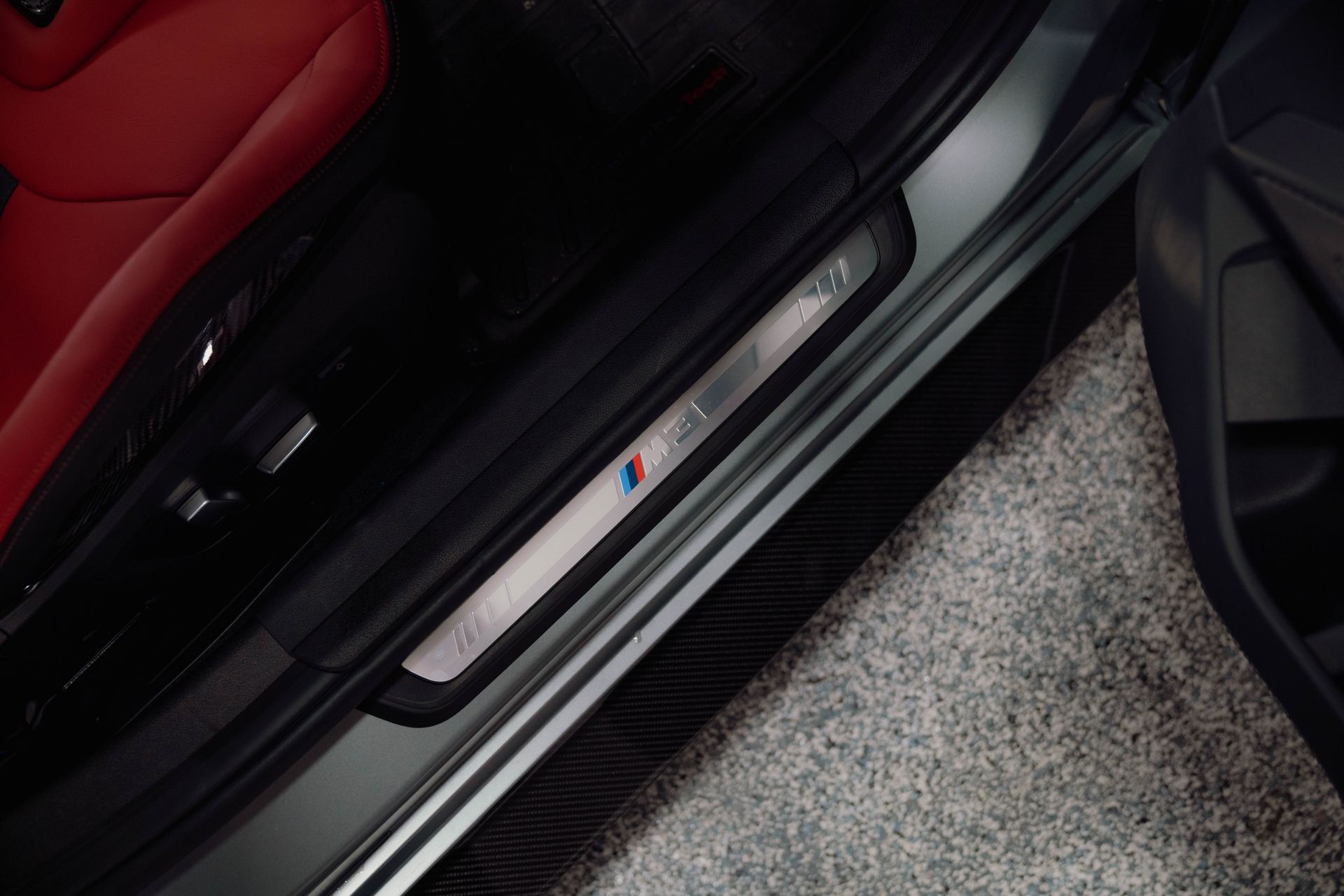 BMW M3 Competition in Frozen Gray getting matte paint protection film (PPF), ceramic coating, and window tint installed