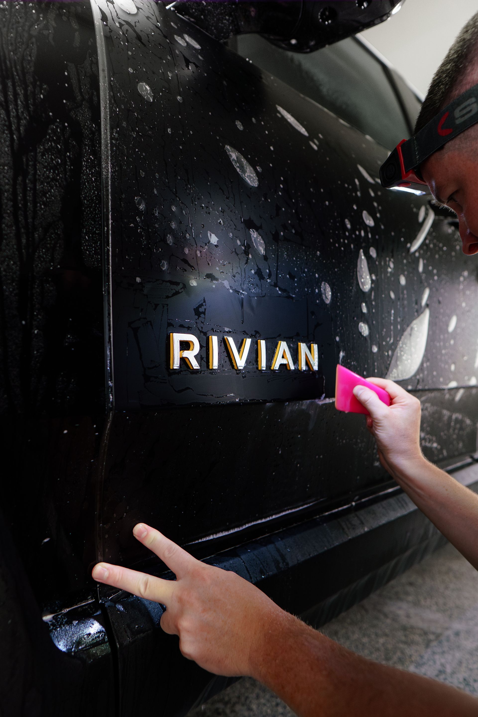 Rivian R1S Matte PPF Application