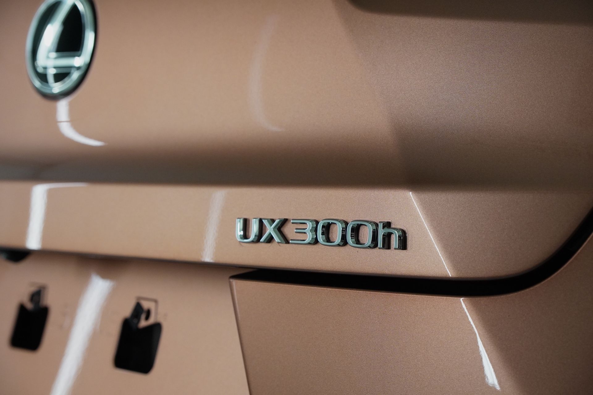 A close up of the back of a lexus ux300h
