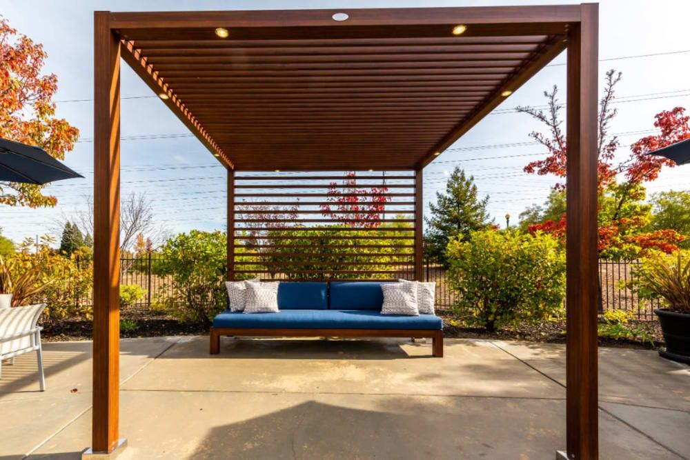 Outdoor Cabana at The Fairmont at Willow Creek
