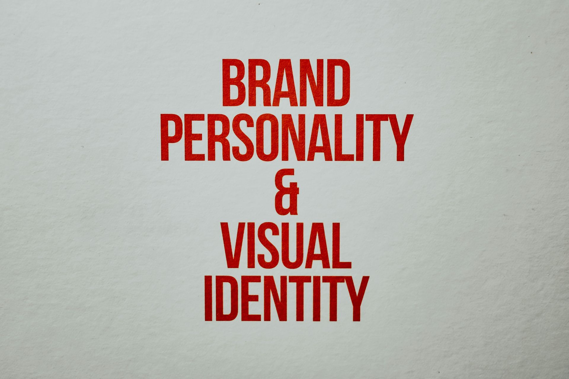 Red text on a white background: