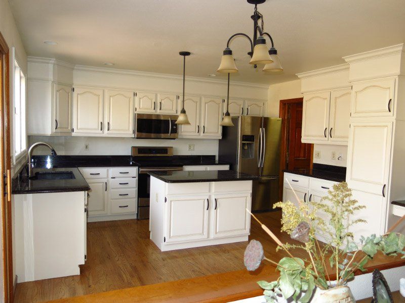 Dove White Painted Kitchen