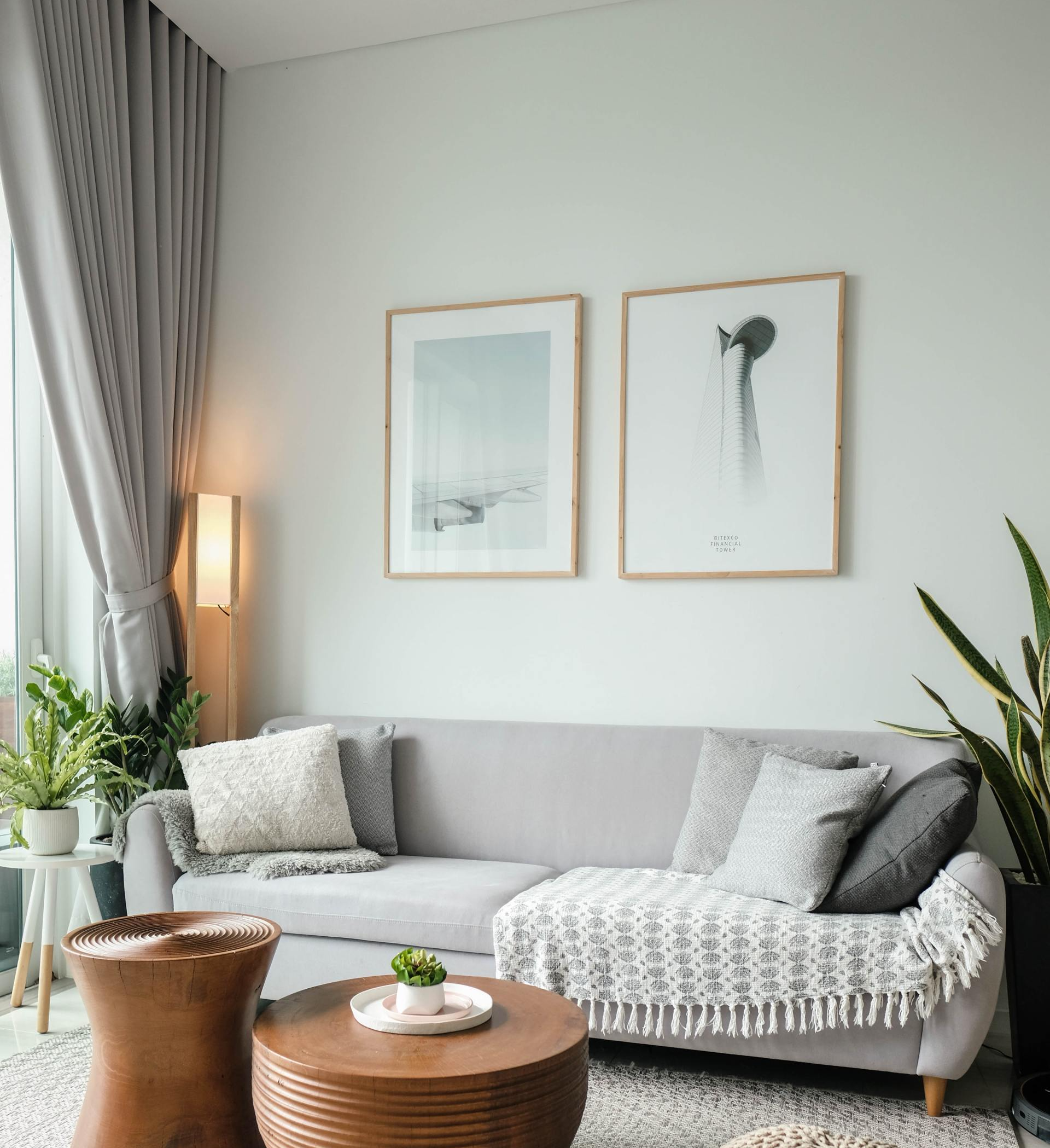 Get Green Living Room walls in soft green
