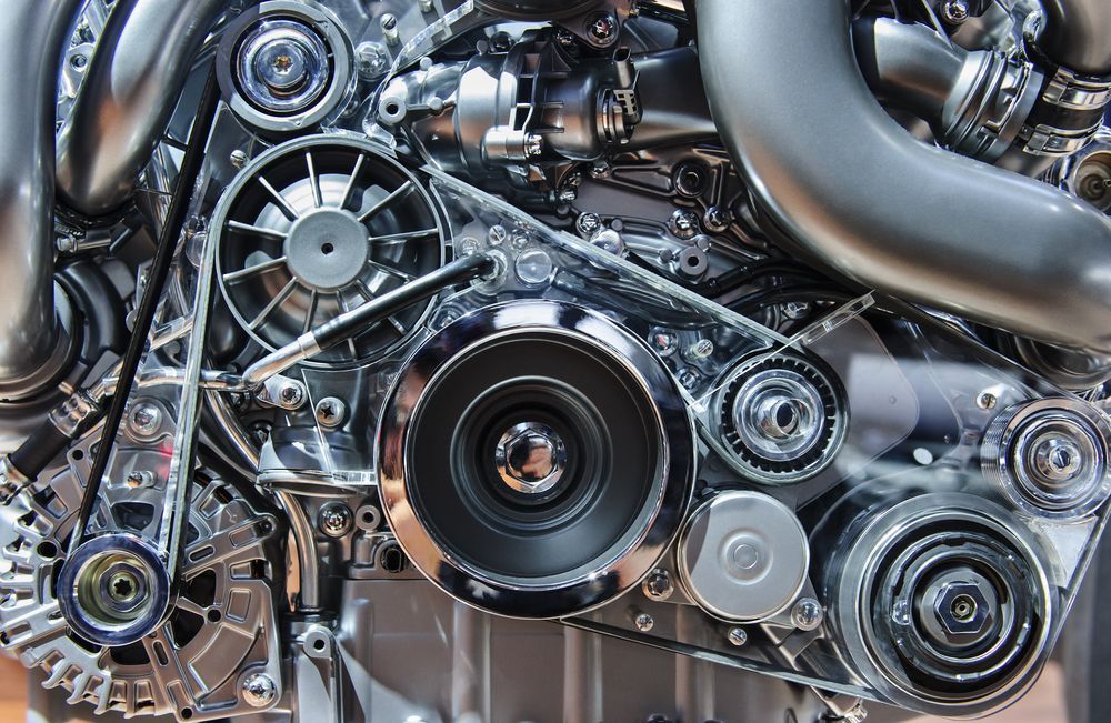 A Close Up of a Car Engine With a Lot of Gears and Belts — Ballina Bearing Supplies In Grafton, NSW