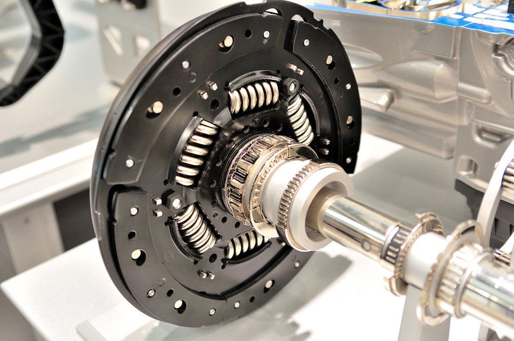 Clutch Plate On Axle With Bearing — Ballina Bearing Supplies In Ballina, NSW